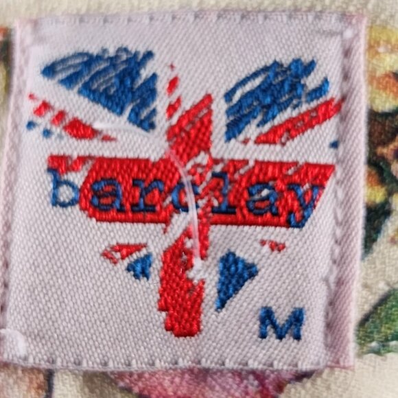 Barclay Colorful Floral Print Button Front Shirt - Picture 5 of 6